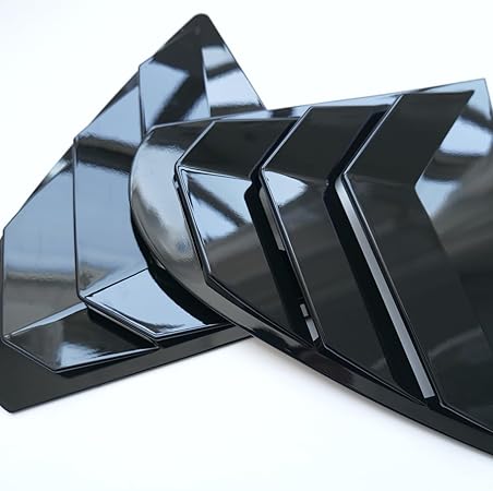 Mitsubishi Lancer Shark Window Louver (Gloss Black)