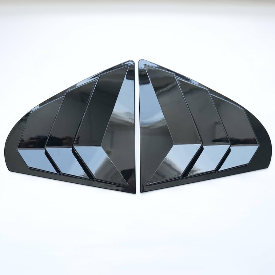 Mitsubishi Lancer Shark Window Louver (Gloss Black)