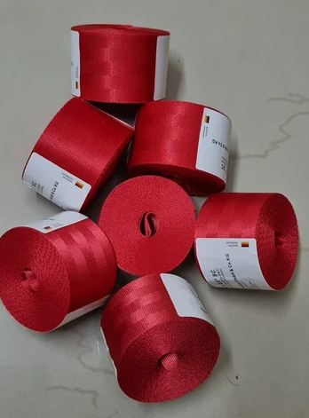 Red Seat Belts - Set Of 2