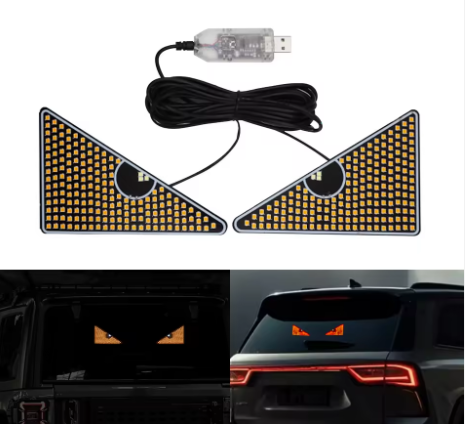 Red Angry Eyes - Set Of 2