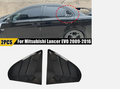 Mitsubishi Lancer Shark Window Louver (Gloss Black)