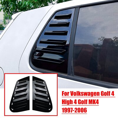 VW Golf 4 Window Louver ( Gloss Black)